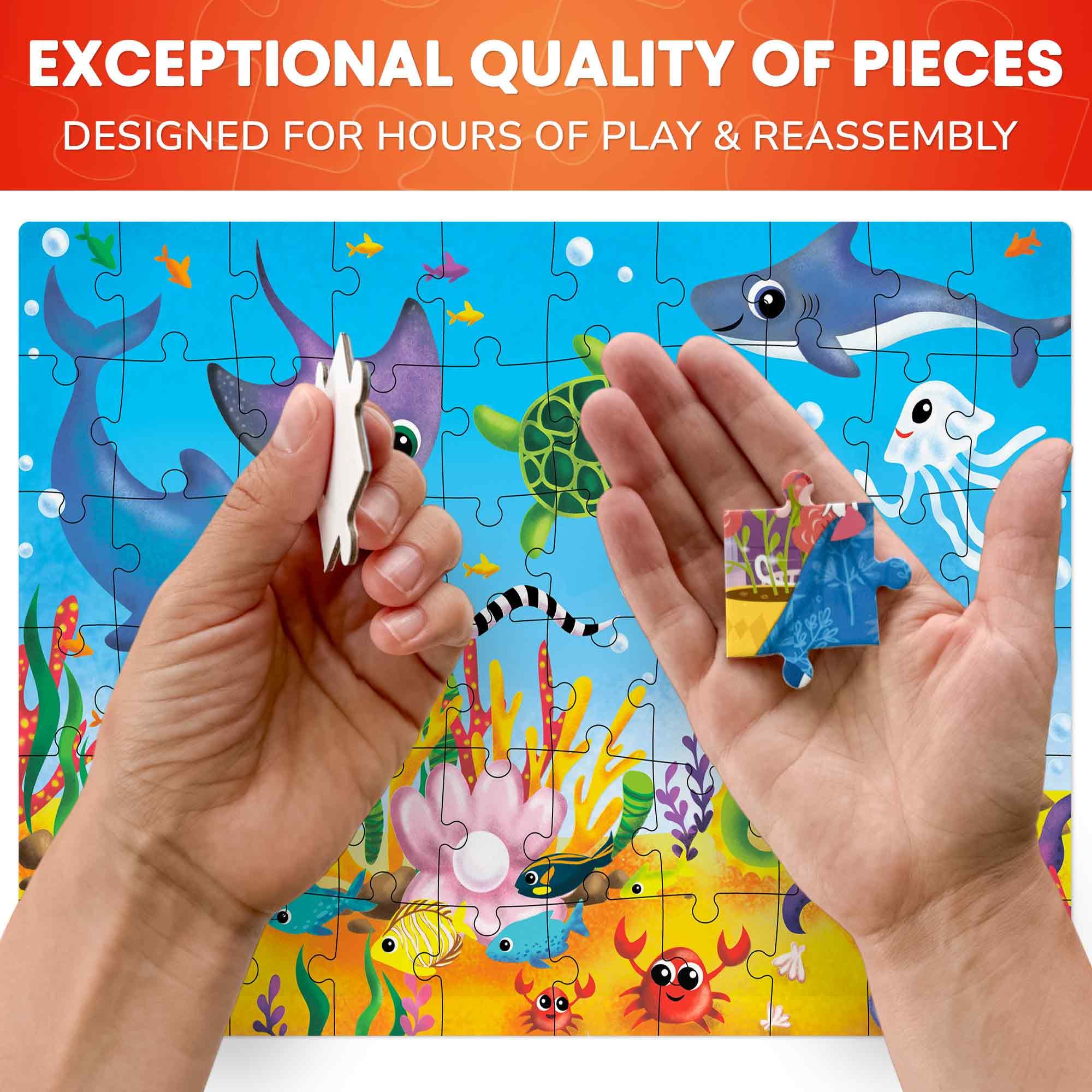 Amazon.com: 60 Piece Puzzles for Kids Ages 4-6 - 4 Jigsaw Toddlers